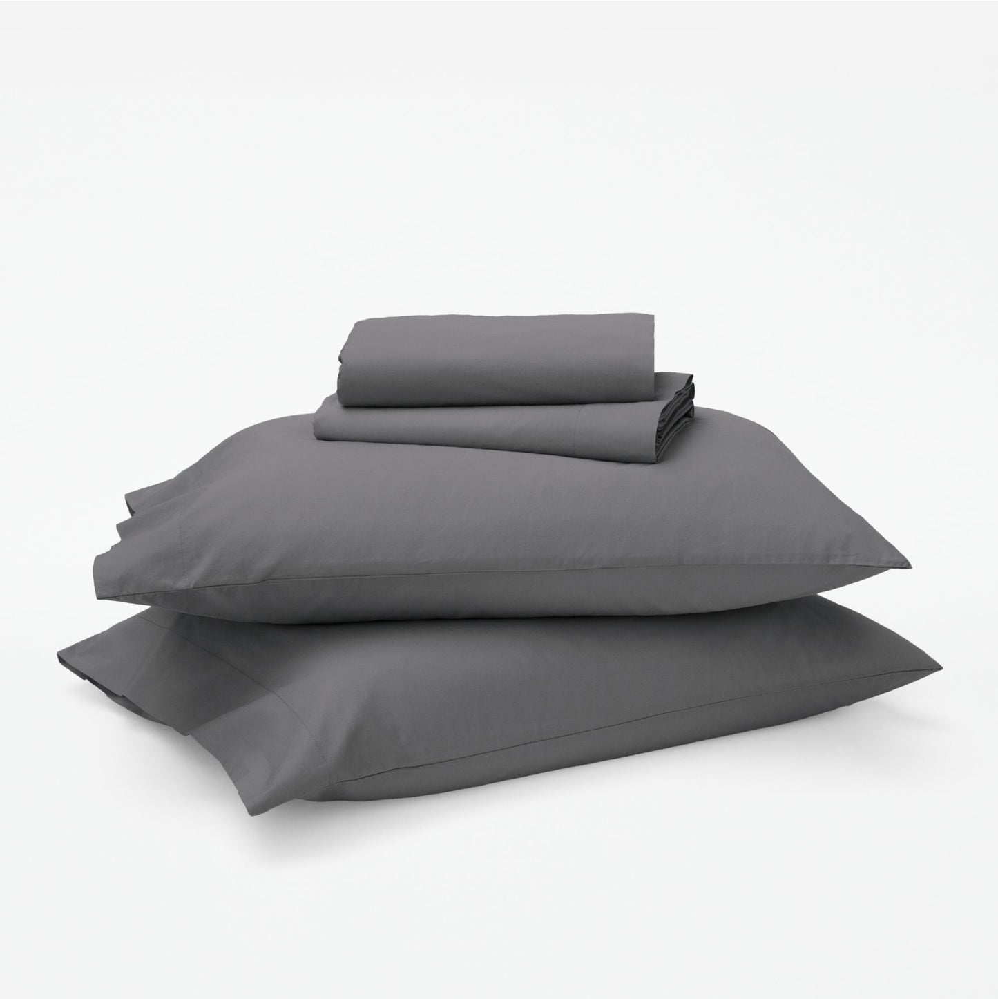 Classic Percale Sheet Set - Gray Quill