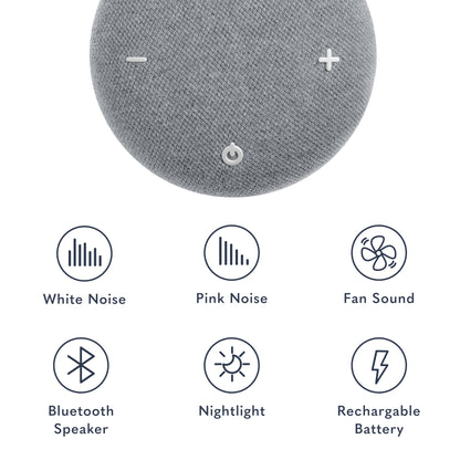 Image showing inner workings of the Snooz Go Travel White Noise Machine